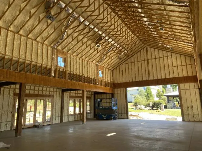 agricultural spray foam insulation by first class insulation